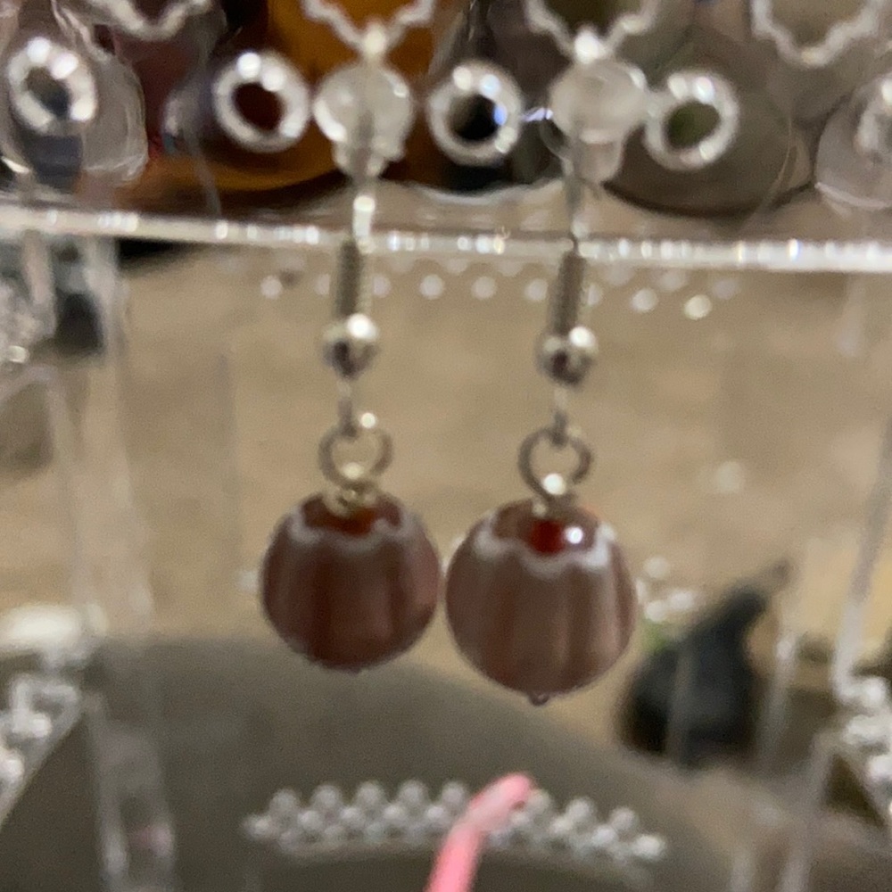 Class hearings read white paint hand blown